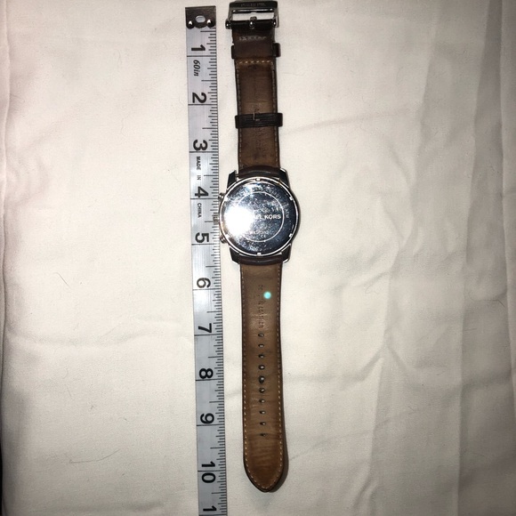 Michael Kors watch, chronograph style-leather band - Picture 3 of 8